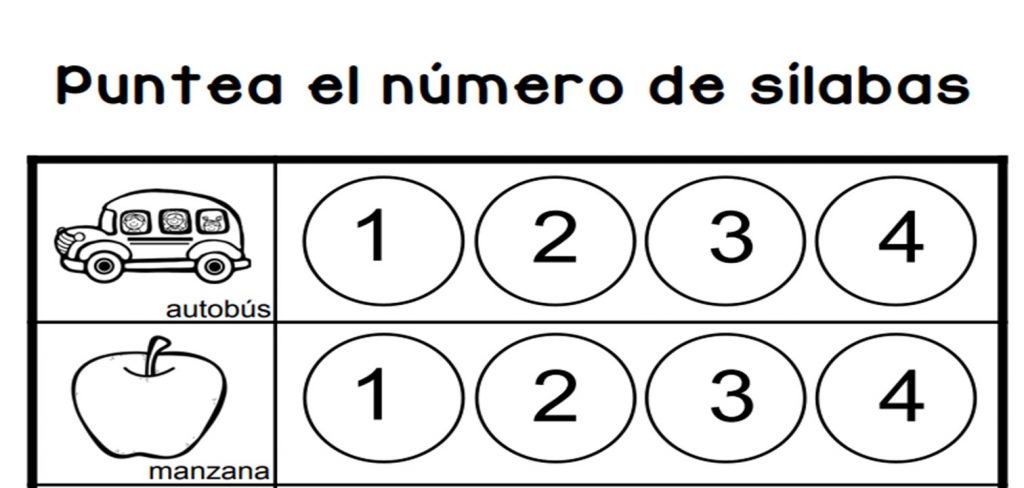 Sencilla actividad de contar sílabas en las que nuestros alumnos deben de señalar en número de sílabas de la palabra indicada, coloreando o marcando las fichas con un rotulador circular […]