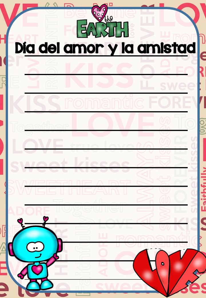 Dia del amor y la amistad san valentin modelos de cartas y plantillas ...