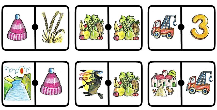 El dominó, un clásico juego en el que se emplean unas  fichas rectangulares, divididas en dos cuadrados, cada uno de los cuales lleva una imagen.  El juego consiste en ir encadenado las […]