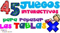 Os ofrecemos nuevas propuestas de juegos interactivos para aprender y repasar las tablas de multiplicar, muchas de ellas sugeridas por vosotros. ¡No dudéis en proponer más enlaces para compartir.