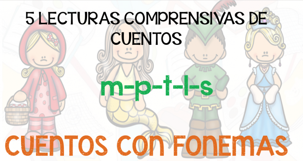 5 LECTURAS COMPRENSIVAS DE CUENTOS CON FONEMAS editables M-T-P-L-S Os dejamos estas lecturas comprensivas para trabajar con nuestros cuentos con fonemas, las dejamos en formato editable.
