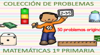 Completo cuaderno con 5 problemas de operaciones sencillas sumas y restas para infantil y primer ciclo de primaria. Hemos reforzado el problema poniéndoles unas imágenes divertidas.