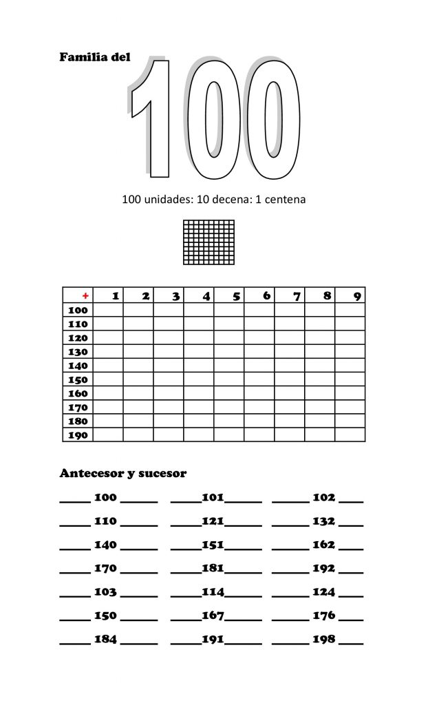 Resultado de imagen para la centena para niños de segundo de primaria