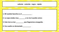 En la siguiente actividad vamos a trabajar las descripciones, para ello nuestros alumnos tienen que rellenar los huecos que hay utilizando los adjetivos que hay en el recuadro. En este […]