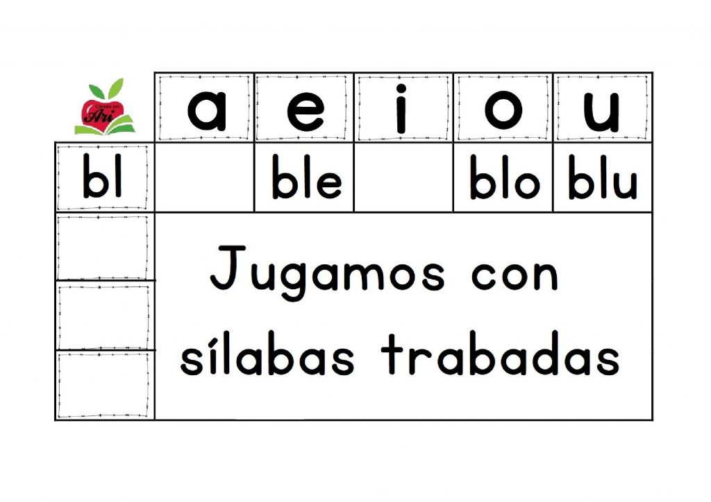 Os compartimos hoy estas actividades para que vuestros alumnos/as trabajen las sílabas trabadas en clase que en ocasiones tanto les cuesta, en estas actividades nuestros alumnos deben de construir ellos […]