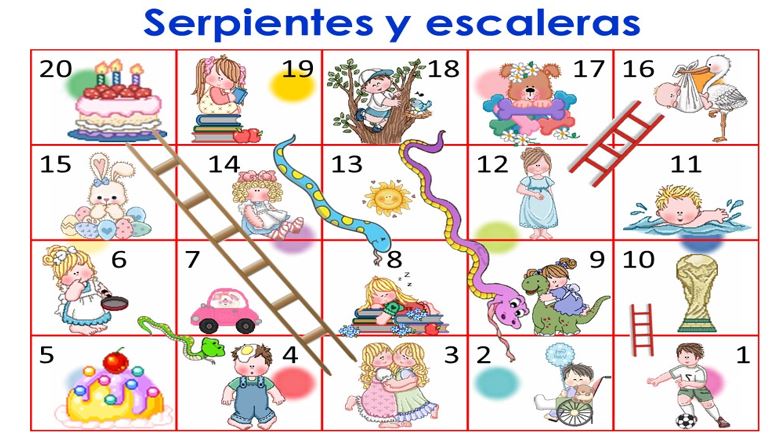 ADAPTADO PARA INFANTIL Juego de la Oca y serpientes y ...