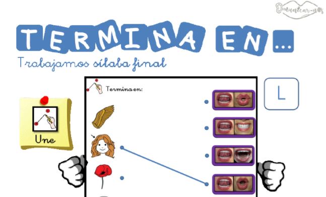 Esta semana el equipo de Comunicar-nos nos comparte para todos nuestros seguidores actividades para trabajar conciencia silábica, concretamente sílabas finales. Son una serie de fichas donde hay que identificar palabras que terminan […]