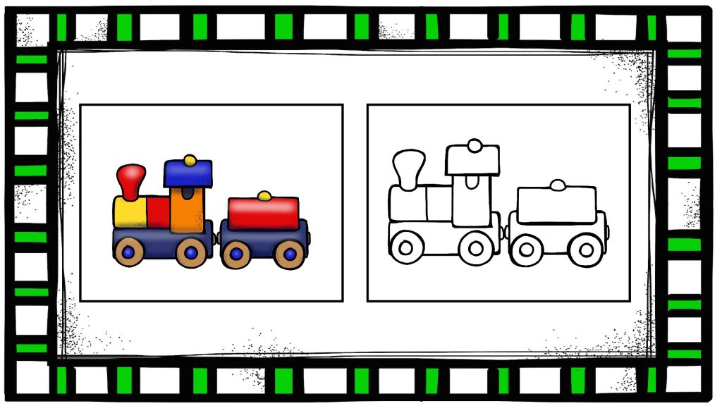 Hoy os traemos una divertida actividad de atención, se trata de una serie de fichas imprimibles para colorear siguiendo el modelo que aparece en la derecha.