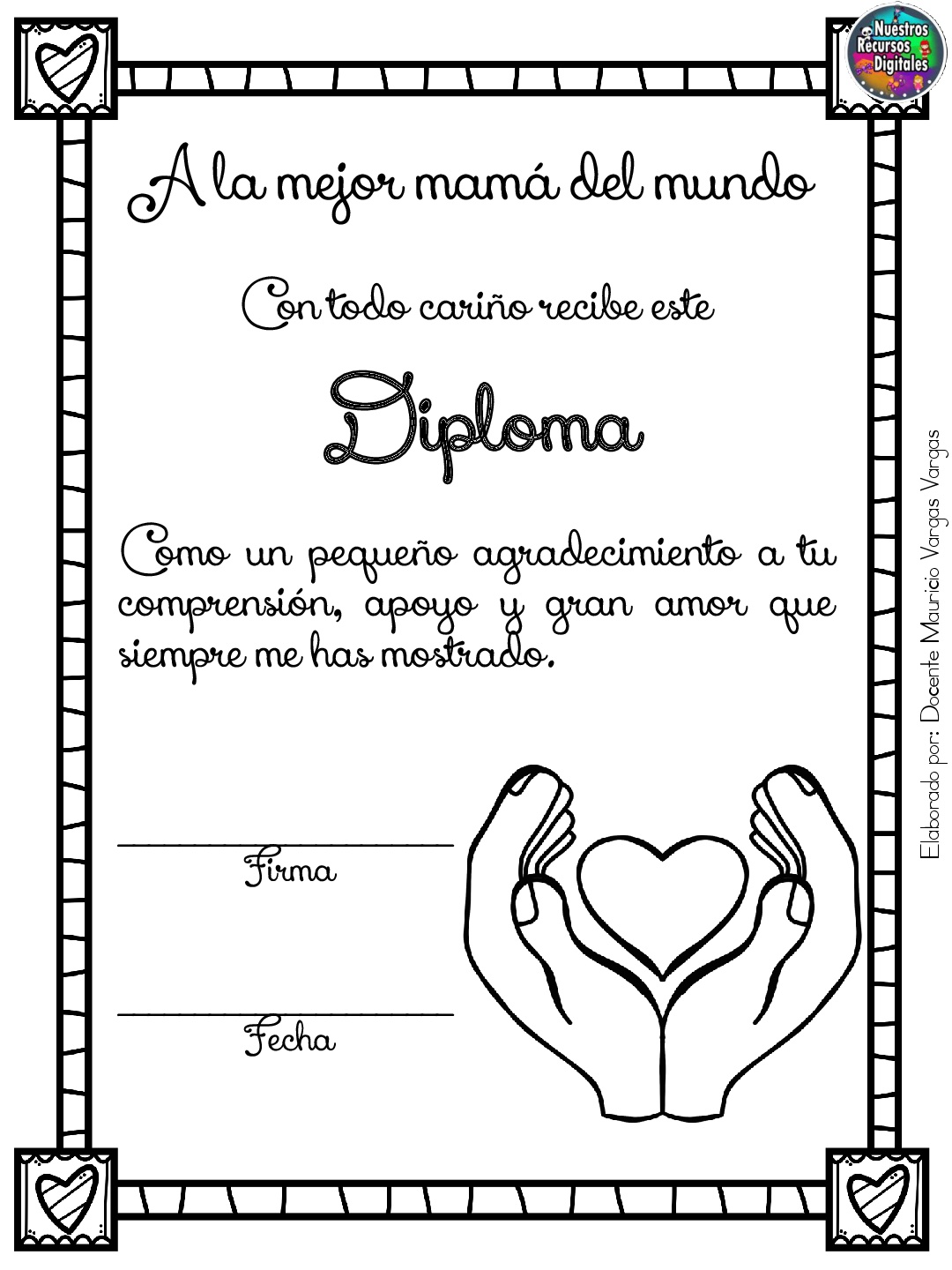 Dia De La Madre Diploma Diplomas-para-colorear-y-dar-el–dia-de-las-madres-004