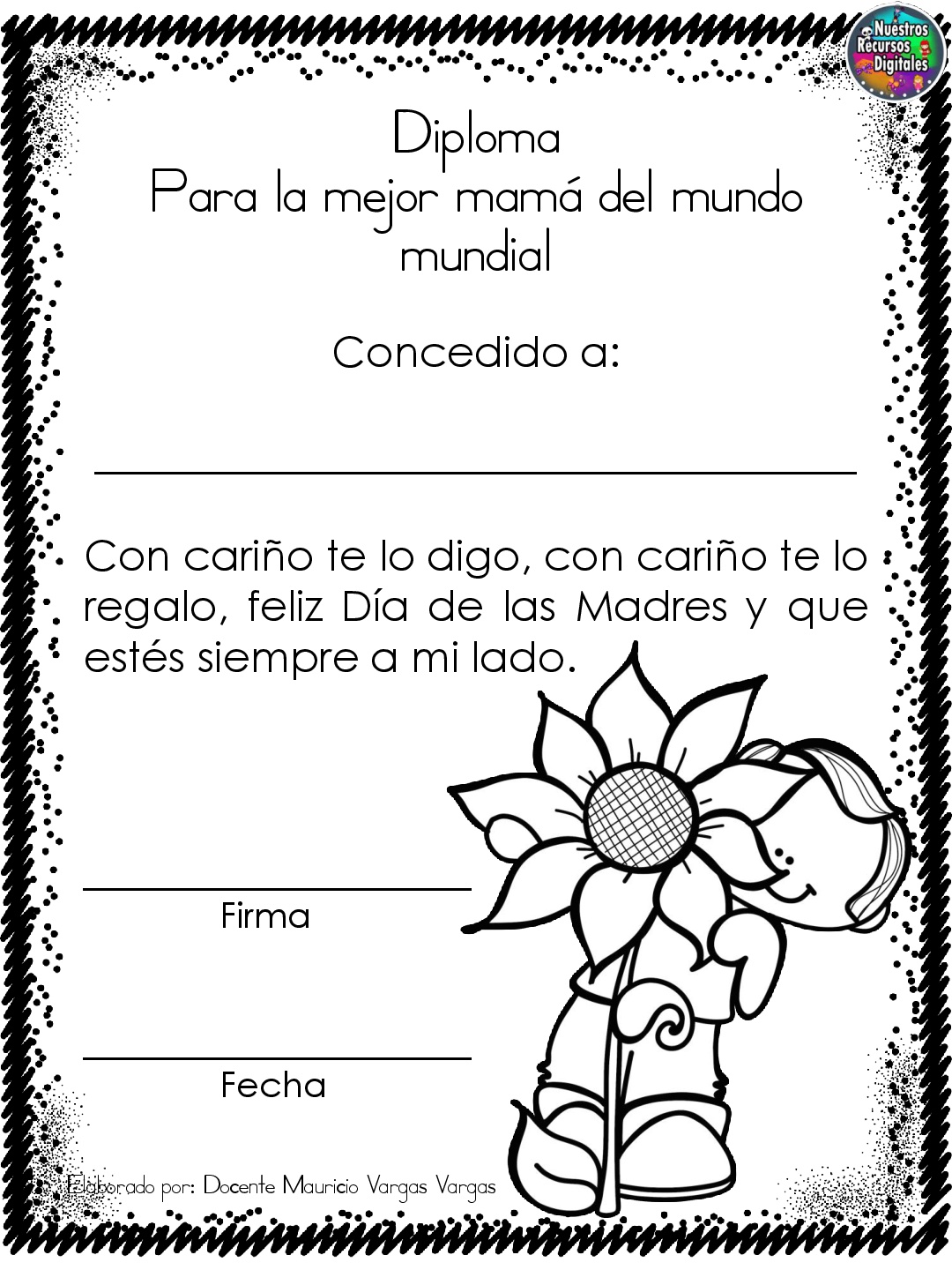 Dia De La Madre Diploma Diplomas-para-colorear-y-dar-el–dia-de-las-madres-007