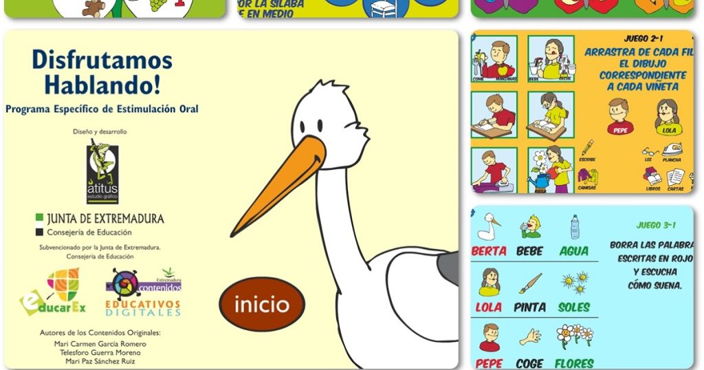 A continuación podemos ver un programa interactivo, “Disfrutamos Hablando: Programa Específico de Estimulación Oral“, para trabajar la estimulación del lenguaje oral, especialmente la conciencia fonológica. Incluye una Guía Didáctica de […]