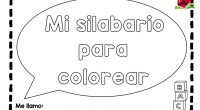 Os dejamos este fantástico silabario listo para descargar y colorear.