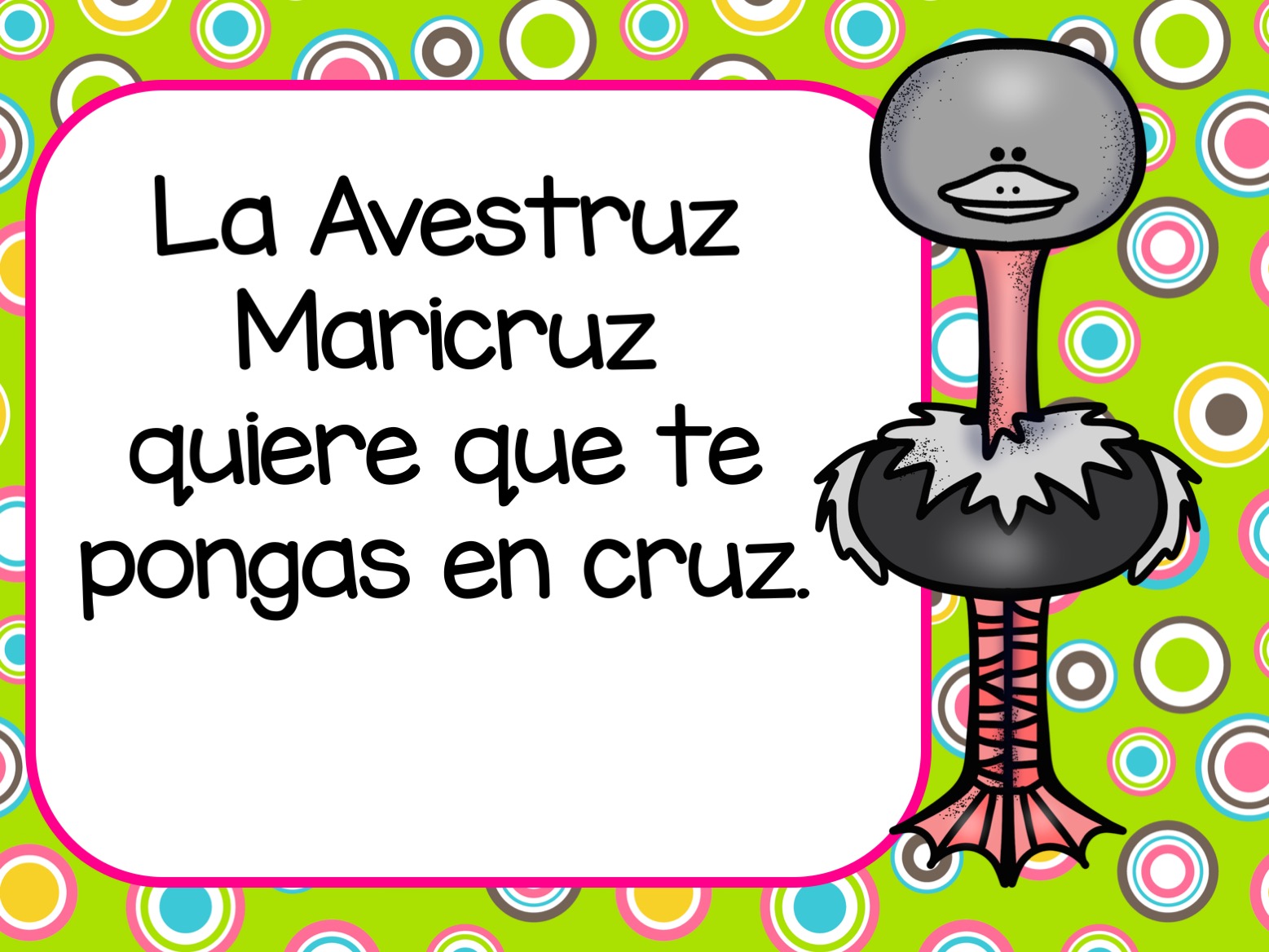 Avestruz Maricruz