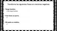 Hoy os traemos una actividad para trabajar la conciencia léxica y la comprensión lectora, en la que nuestros alumnos deben de transformar las frases propuestas en oraciones negativas.