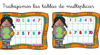 Os dejamos estas sencillas láminas de actividades para trabajar las tablas de multiplicar.