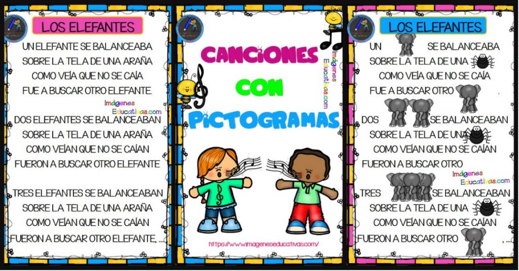 Canciones con pictogramas para Educación Infantil y Preescolar 2018