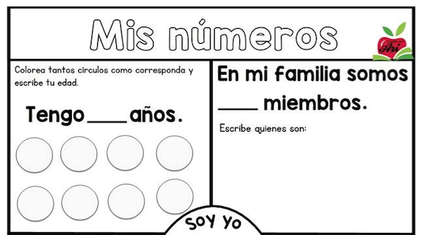 Os dejamos esta sencilla actividad para trabajar los números de una forma divertida, la podemos usar a de diferentes formas.