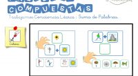 Hola a todos/as desde el equipo de Comunicar-nos nos comparten este fantástico material para  trabajar de forma manipulativa la conciencia léxica de palabras.