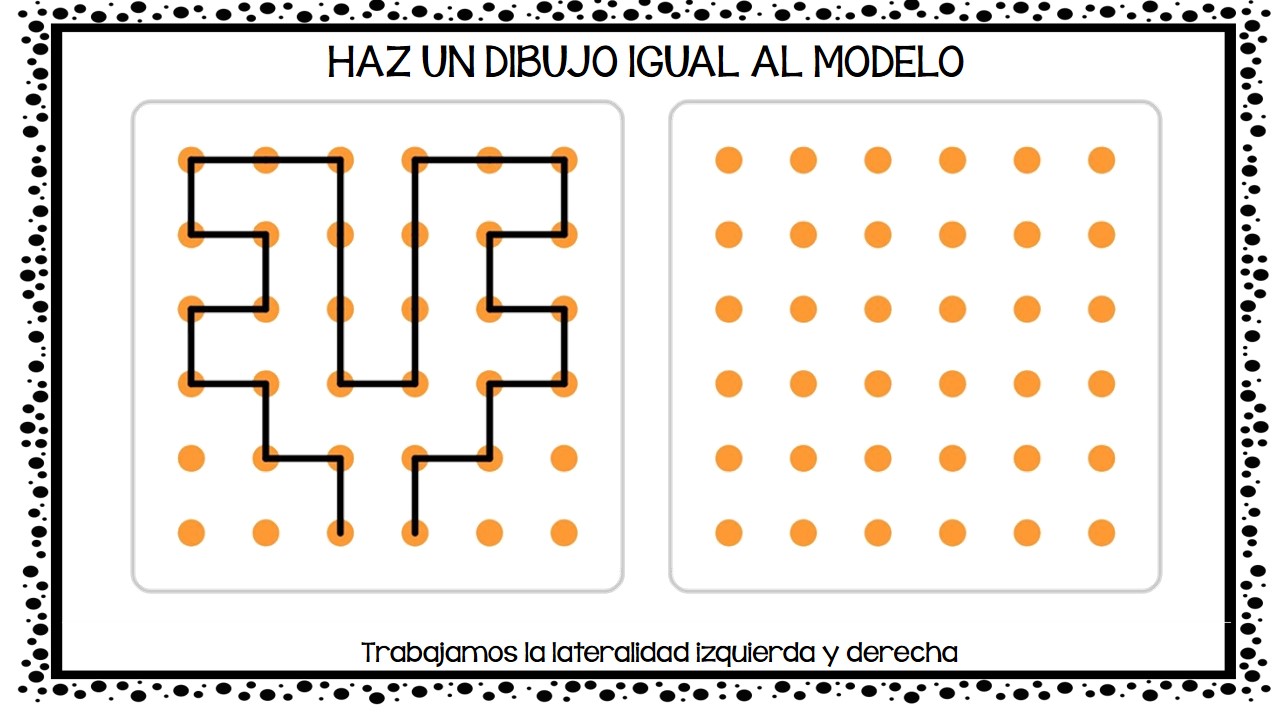 Lateralidad mediente dibujos de puntos (15) - Orientación Andújar -  Recursos Educativos