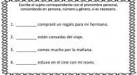 En la siguiente actividad de conciencia sintáctica el alumnos debe escribir el sujeto correspondiente con el pronombre personal, concordando en persona, número y género, si es necesario; con el verbo […]