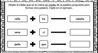 En esta ocasión os proponemos una actividad especialmente dedicada a aquellos alumnos que presenten o puedan presentar problemas lectoescritores. Consiste en añadir la sílaba que se indica en medio de […]