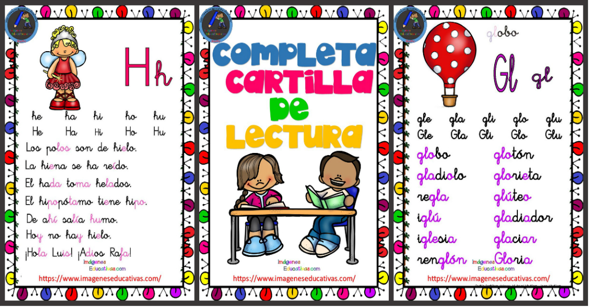 Completa cartilla de lectura PORTADA - Orientación Andújar - Recursos  Educativos