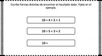 Para resolver con éxito las sumas y restas, es imprescindible conocer bien la descomposición de números. Esta descomposición se debe hacer mentalmente y tienen que ser conscientes de que un […]