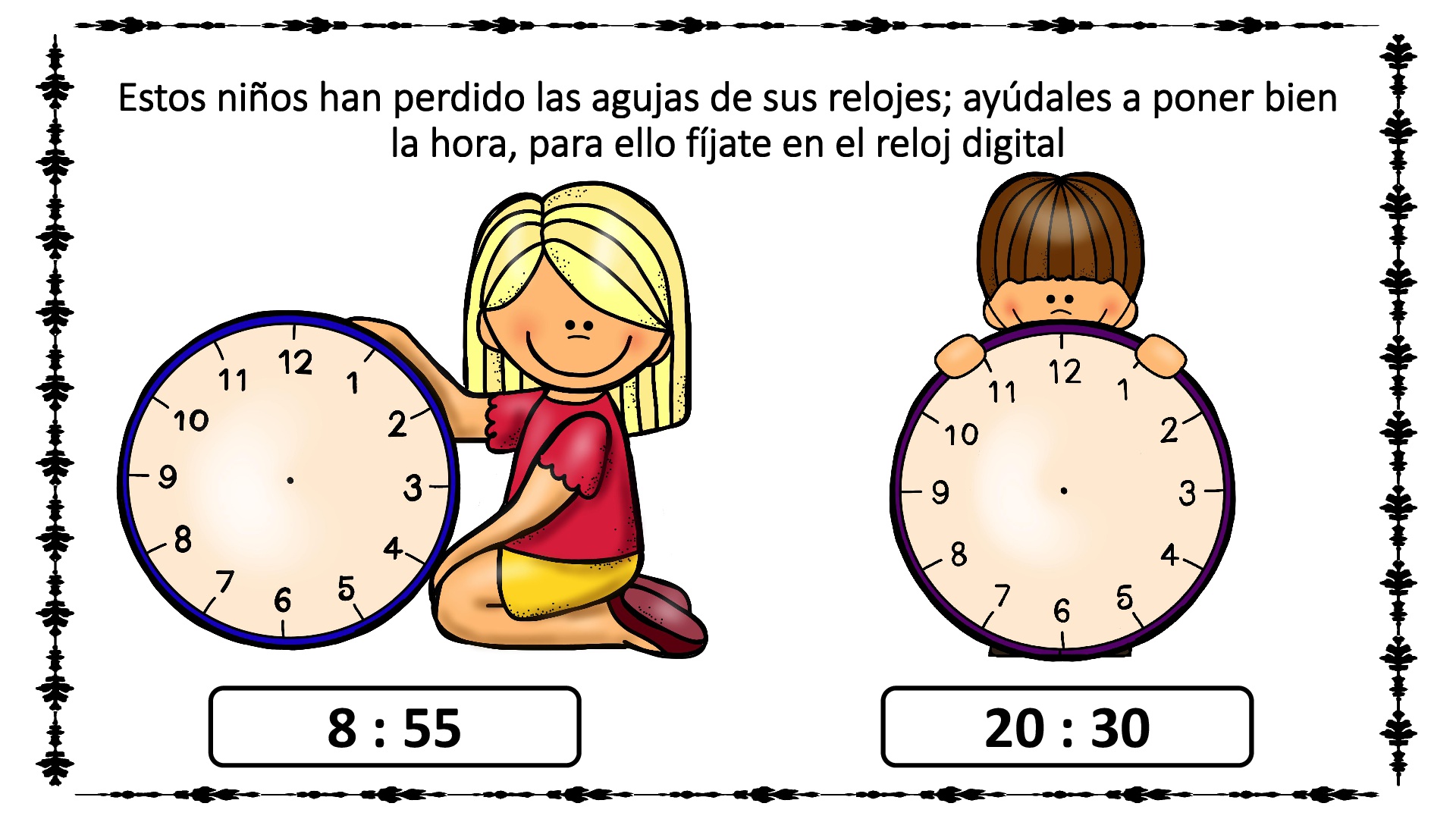 Como se llaman las manecillas del reloj