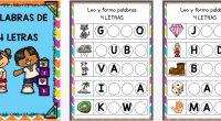 Sencilla actividad para completar huecos para formar y leer palabras de 4 letras, con esta actividad potenciamos la conciencia semántica y la lectoescritura.