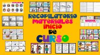 Recopilatorio con los materiales imprescindibles para el maestro/a al inicio de curso. Agendas, tarjetas para decorar, horarios, planificadores…….