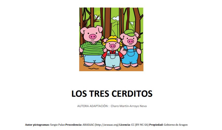 El cuento de los tres cerditos es un cuento