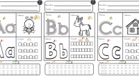 Completo Abecedario para escribir, colorear, trazar y repasar  