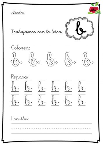 Plantilla De Caligrafía Letras Cursivas Alfabeto Carta