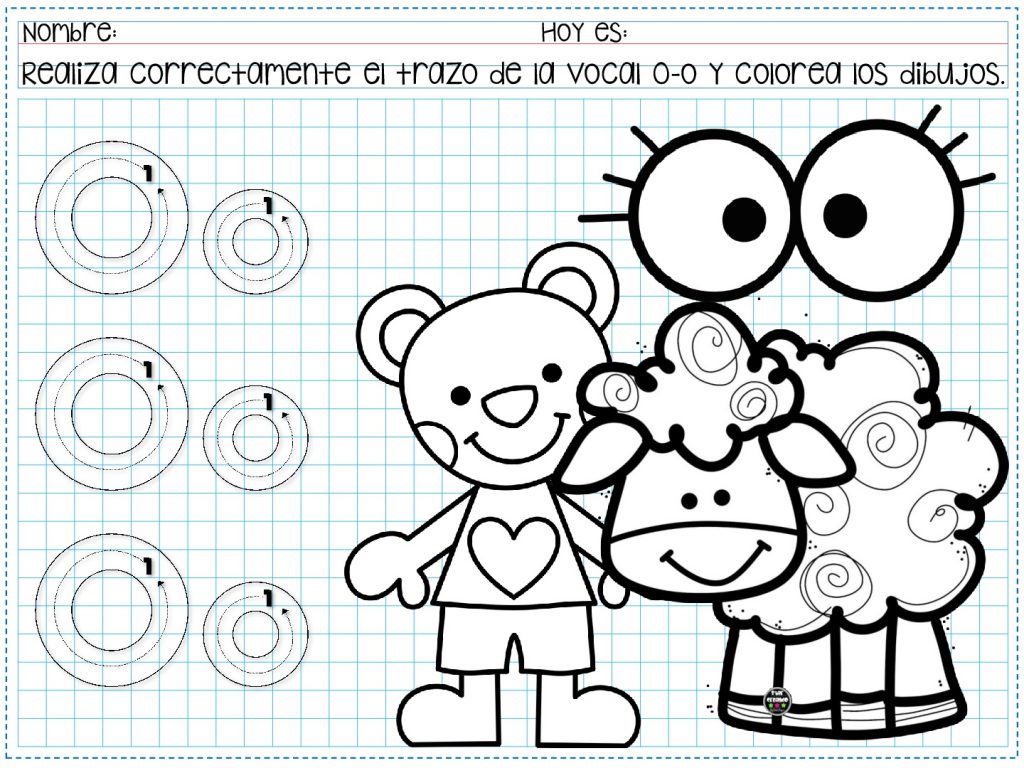 Compartimos este fantástico material de la maestra star leyva para trabajar el trazo de las vocales.