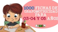 1000 FICHAS DE GRAFOMOTRICIDAD PARA 03-04 Y 05 AÑOS