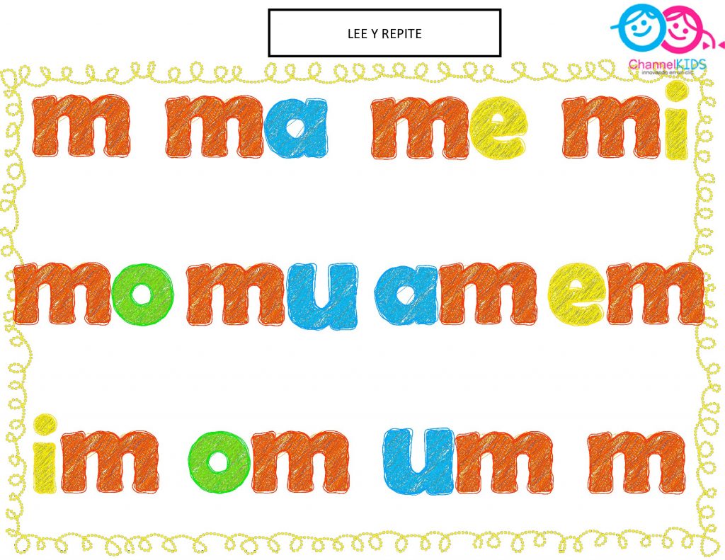 Conjunto de actividades para trabajar las letras m l s que suelen ser de las más importantes que se trabajan en infantil.