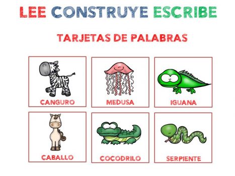 LEE CONSTRUYE ESCRIBE especial animales -Orientacion Andujar