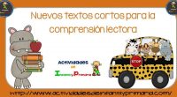 Nuevos textos cortos para la comprensión lectora de una forma amena y divertida ideal par los más peques por su contenido y dibujos coloridos.