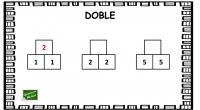Trabajamos de manera sencilla el doble y la mitad de los números desde los más fáciles hasta cantidades más complicadas.