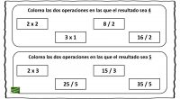 Hace unos días os presentamos esta misma actividad en la que trabajábamos sumas y restas; en esta ocasión la vamos a realizar con multiplicaciones y divisiones.