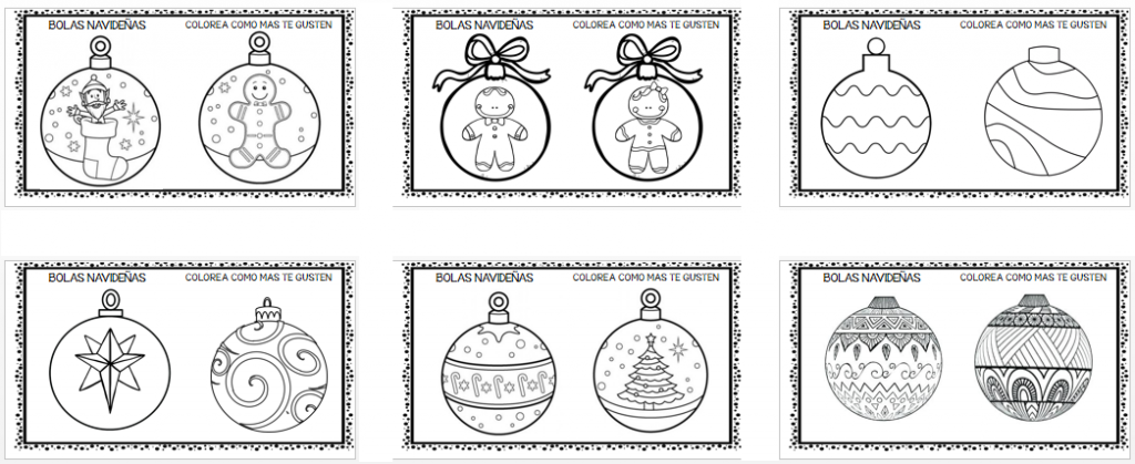 30 bolas navideñas para colorear y decorar tu clase totalmente originales Os hemos preparado para todos nuestros seguidores unas colas de navidad muy decorativas y totalmente originales para que nos pueden venir genial para los últimos días de trimestre.