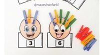 El material consiste en unas caras (2 modelos) en las que hay que poner tantos pelos como el número indique. Los pelos están representados con pinzas de la ropa. A […]