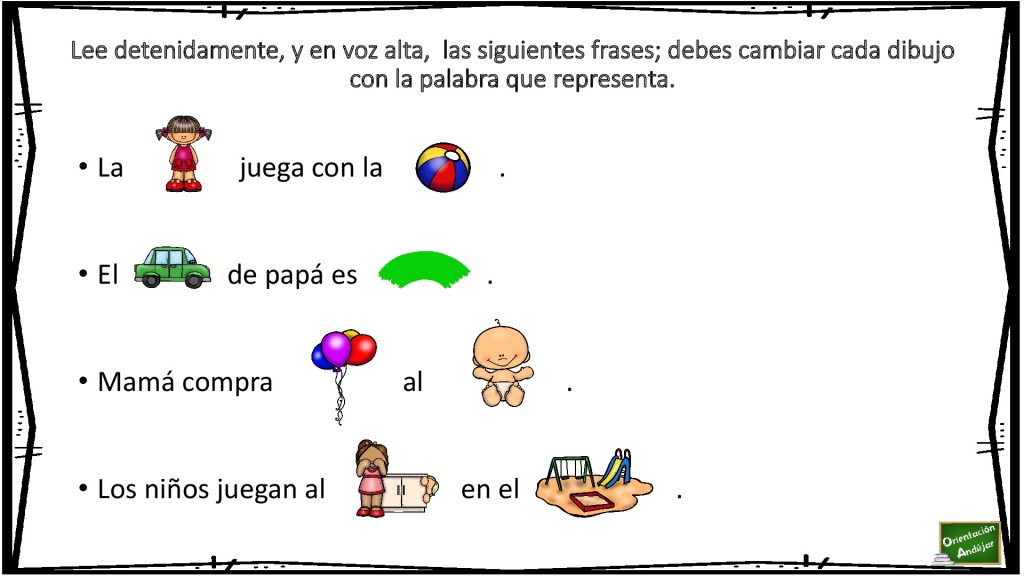 Hoy os traemos una actividad de estimulación cognitiva para trabajar en concreto la memoria, en ella aparecen frases que combinan palabras y dibujos que hay que memorizar para posteriormente completar […]