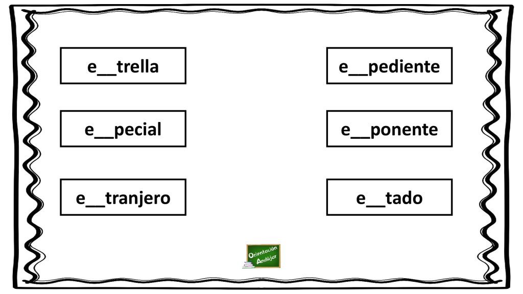 A continuación, os presentamos una actividad muy básica pero muy útil a la hora de trabajar la ortografía de palabras, en concreto con las letras s y x, que tan confusas pueden resultar a […]