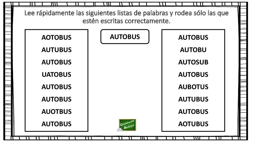 La mente tiende a leer bien las palabras, aunque estén mal escritas. Entrenar a la mente con este tipo de actividades es importante para mejorar la velocidad del procesamiento cognitivo. […]