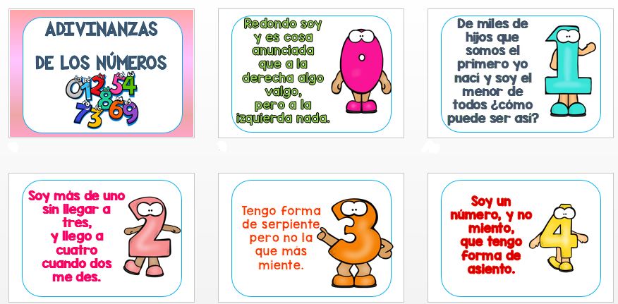¿Te gustan los números? Entretente resolviendo educativas adivinanzas de números en tu ratos de ocio. Averigua qué números se esconden en las descripciones que te presentamos y juega con tus amigos retándolos […]