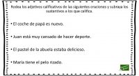 Hoy os traemos este ejercicio de competencia lengüística para trabajar los adjetivos calificativos y los sustantivos a los que acompañan. Como ya se sabe el adjetivo es una clase de […]