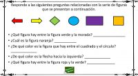 Completa actividad para trabajar la atención y la comprensión lectora a través de figura geométricas y colores.  DESCARGAR ARCHIVO PDF