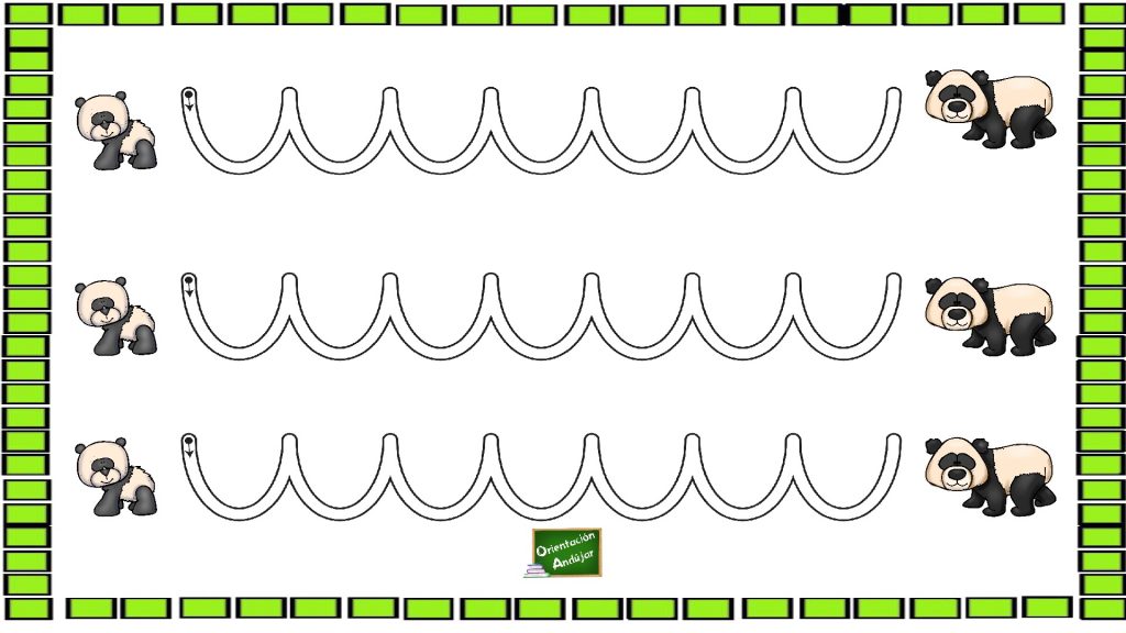 Grafomotricidad trazos curvos: Ayuda a estos animalitos a encontrar a su mamá. Ayuda a estos animalitos a encontrar a su madre, para ello sigue el trazo. Con esta actividad se pretende mejorar el desarrollo psicomotor de los alumnos.