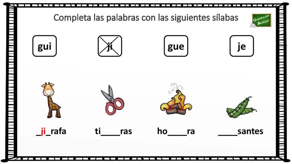 Sílabas confusas: Completa las siguientes palabras con la sílaba correcta. Completa actividad para trabajar tanto la ortografía como la conciencia silábica, en ella hay que rellenar los huecos de una serie de palabras con la sílaba adecuada.